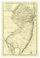 "State of New Jersey, 1795" Digital Paper Print by Mathew Carey, 29"x42"
