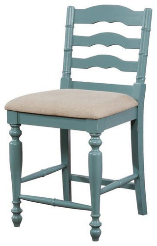 Melva Antique Blue Counter Stool