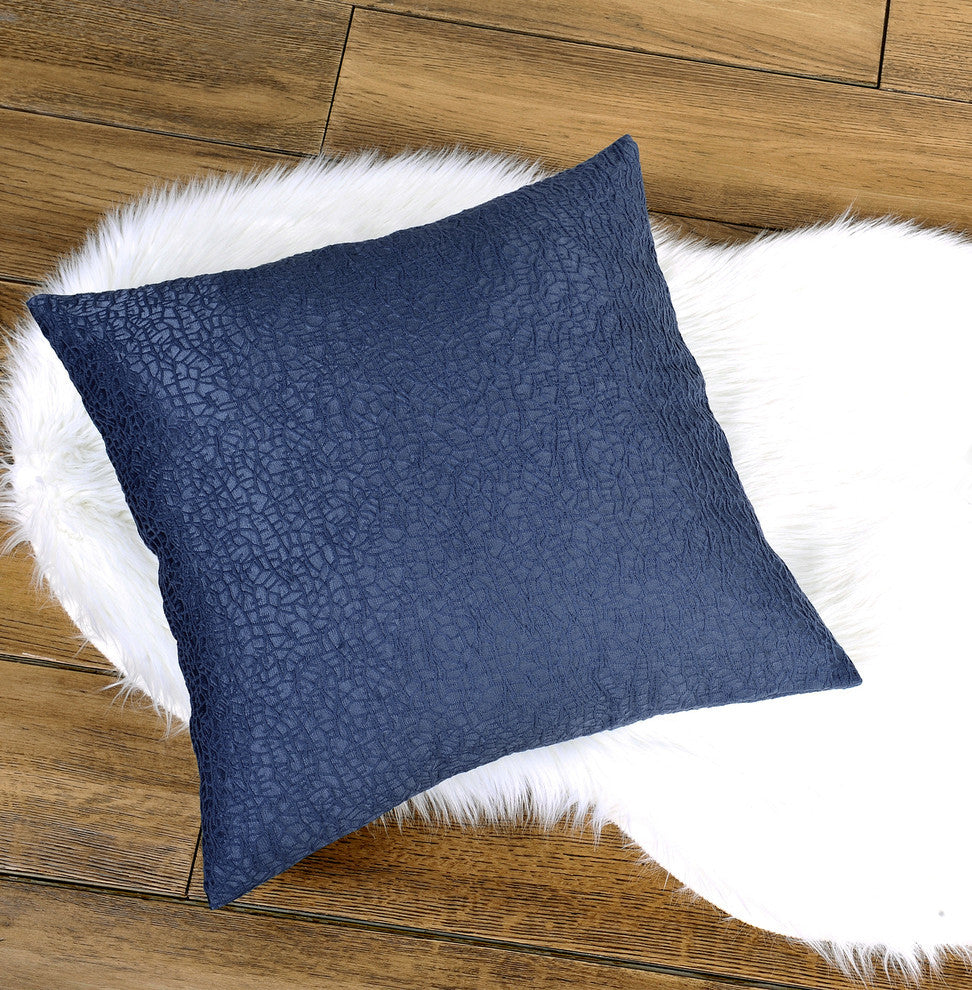 Angola Jacquard Pillow Shell and Valance Set, Real Teal, Pillow