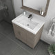 Ripley 30" Modern Bathroom Vanity Set, Gray