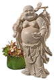 Wandering Happy Hotei Buddha Statue