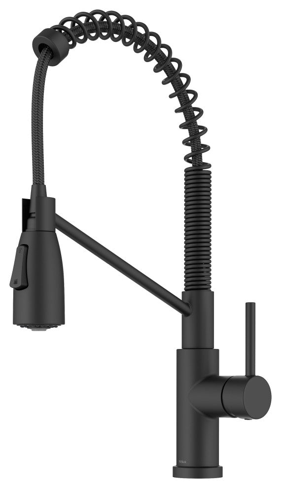 KRAUS Coda Commercial Style 2-Function 1-Handle Pull Down Kitchen Faucet, MB