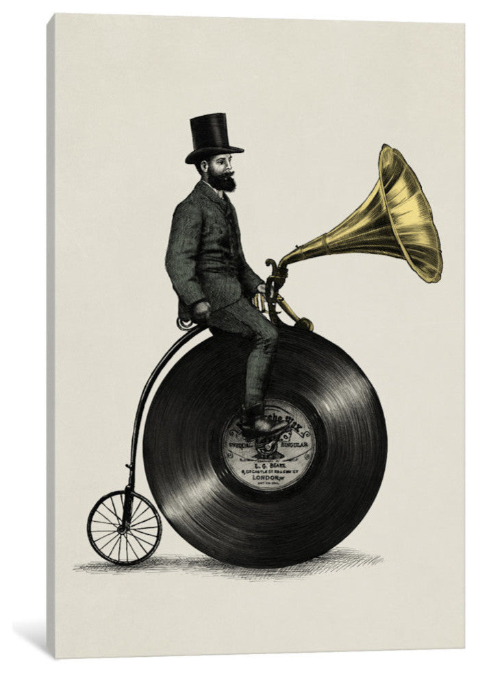 "Music Man" by Eric Fan, 26x18x1.5