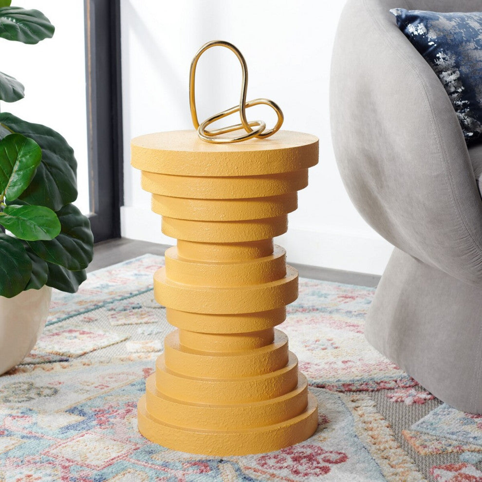 Safavieh Ali Accent Table, Yellow