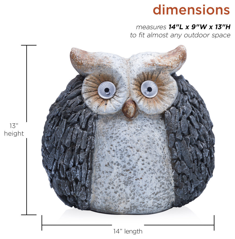 Solar Owl Statuary