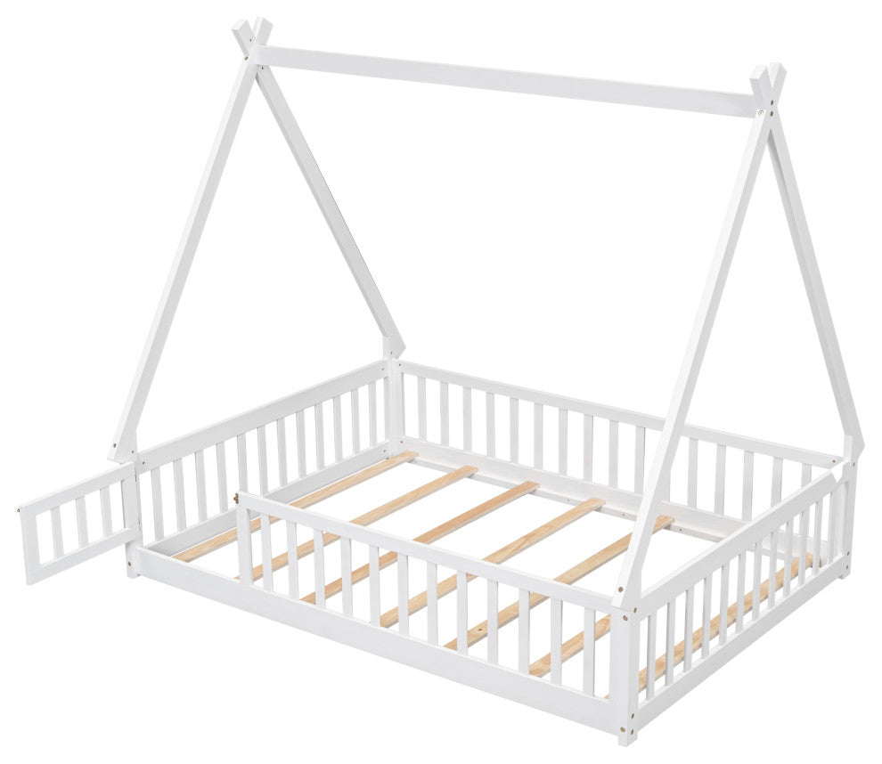 Gewnee Full Tent-shaped Floor Bed