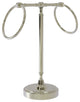 Vanity Top 2 Towel Ring Guest Towel Holder, Polished Nickel