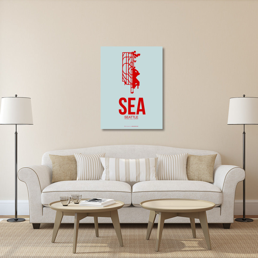 "SEA Seattle Poster 1" Fine Art Print