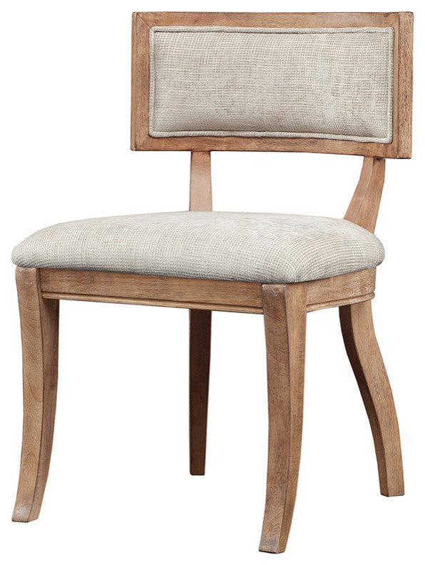 Madison Park Signature Marie Antique Farmhouse Dining Chair, Natural, Set of 2