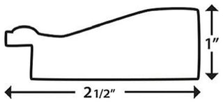 Ventura Framed Wall Mirror, Pewter, 36"x54"