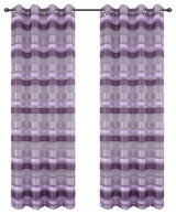 Becca Drapery Curtain Panels with Grommets, Lilac