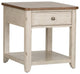 End Table with Basket