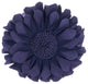 Mina Victory L0374 Throw Pillow, Blue Ink, 14" x 14" Round