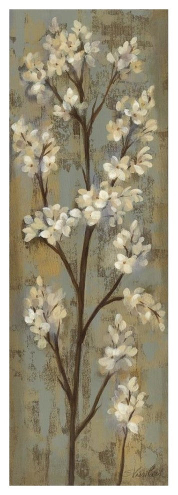 "Almond Branch I" Digital Paper Print by Silvia Vassileva, 14"x38"