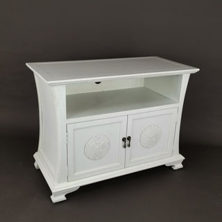 Medallion TV Cabinet, White