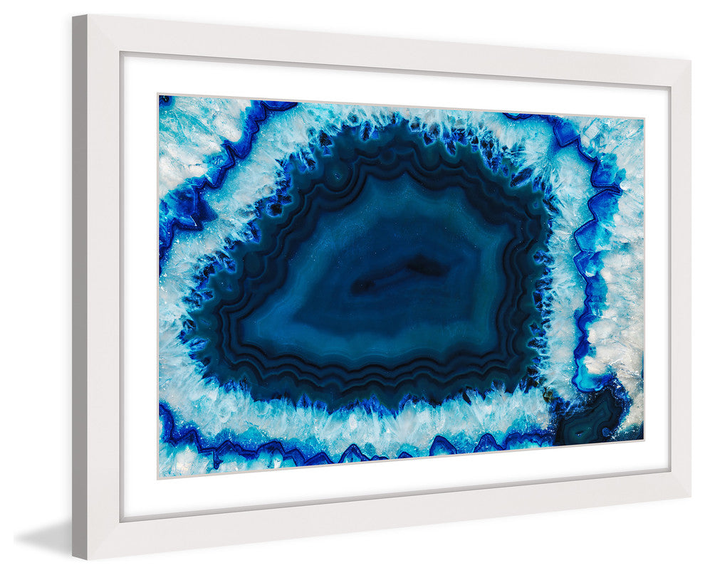 "Blue Anger" Framed Art Print