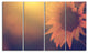 Vintage Photo Of Sunflower Close up, Floral Canvas Print, 48"x28", 4 Panels