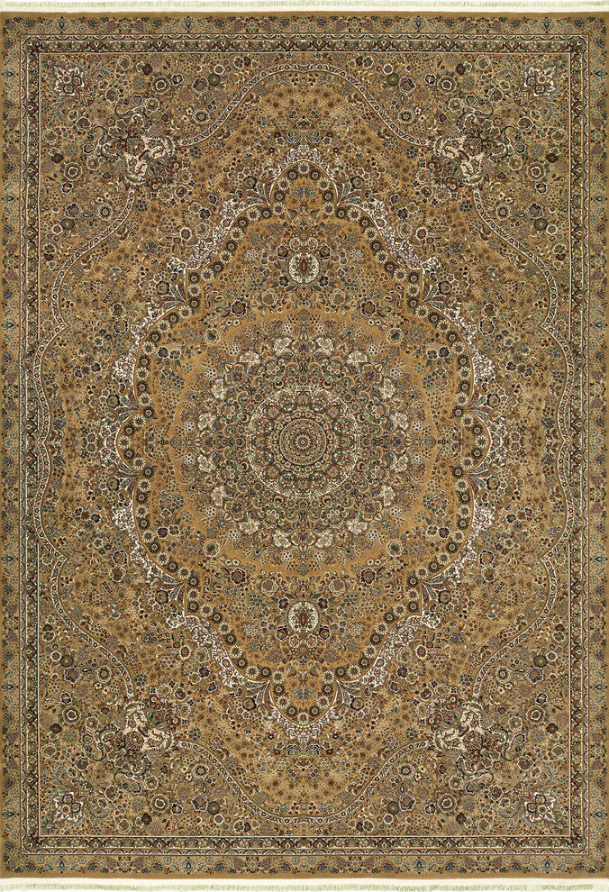 Oriental Weavers Masterpiece Gold/ Ivory Oriental Indoor Area Rug 5'3"X7'6"