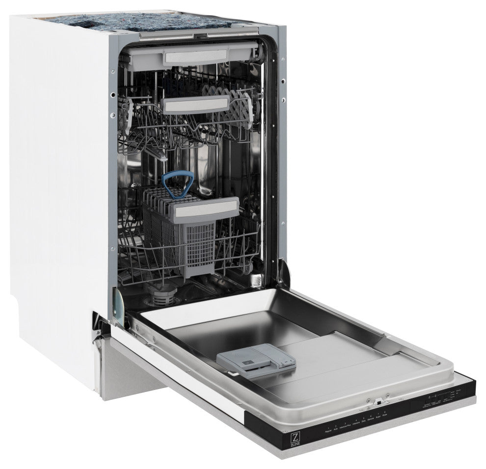 ZLINE 18" Tall Tub Dishwasher, DuraSnow With Stainless Steel Tub DWV-SN-18