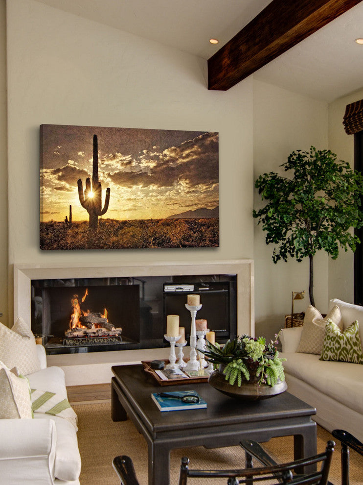 "Sonoran Silhouette" Painting Print on Canvas by Robertson