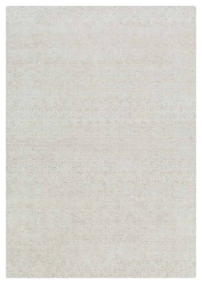 Claude Global Khaki, Cream Area Rug, 2'x3'
