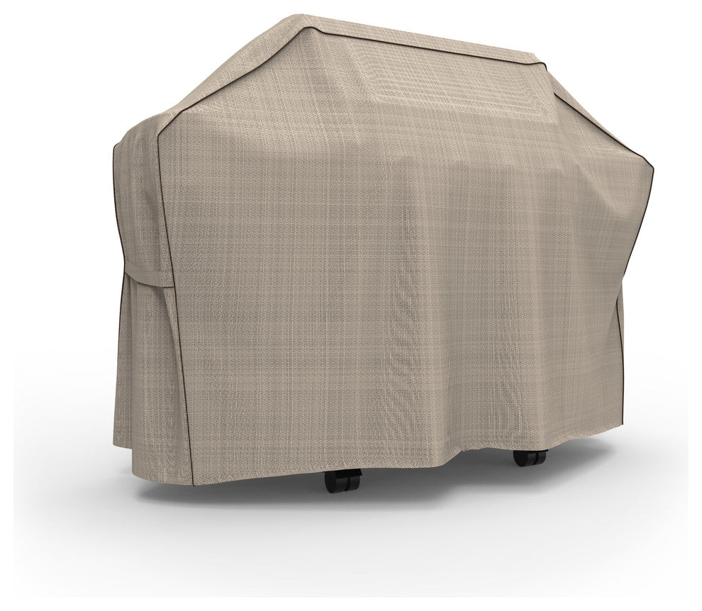 Budge English Garden Tan Tweed Grill Cover, 60"