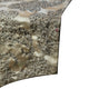 Table Runner Silver Silk 14"x90", Paisley, Beaded Foil Tassels, Paisley Luxury