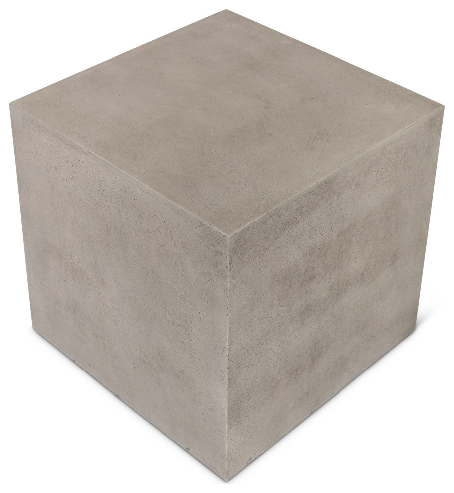Bloc End Table, Dark Gray
