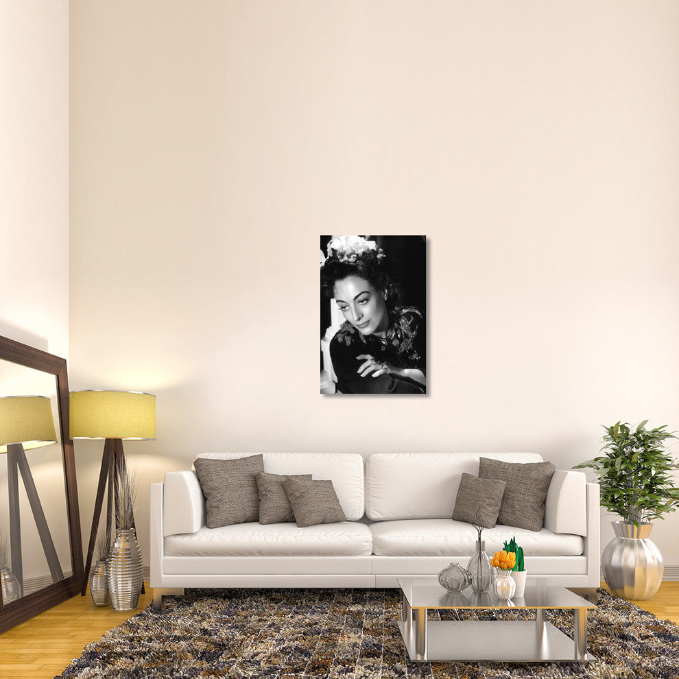 "Joan Crawford" Stretched Canvas Giclee by Hollywood Photo Archive, 27x40"