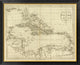 "Map of the West Indies, 1796" Framed Canvas Giclee by John Reid, 40x33"