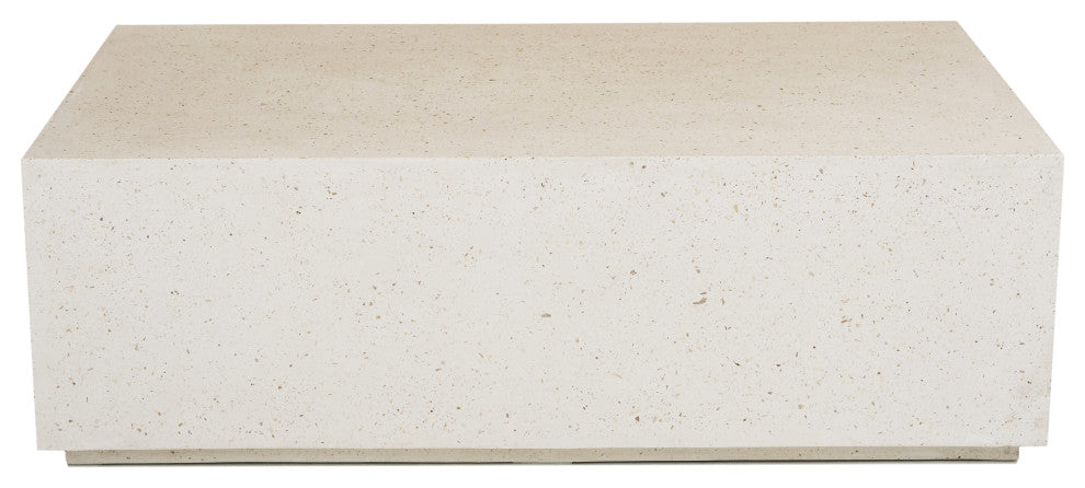 Modrest Fresno Modern Terrazzo Concrete Coffee Table