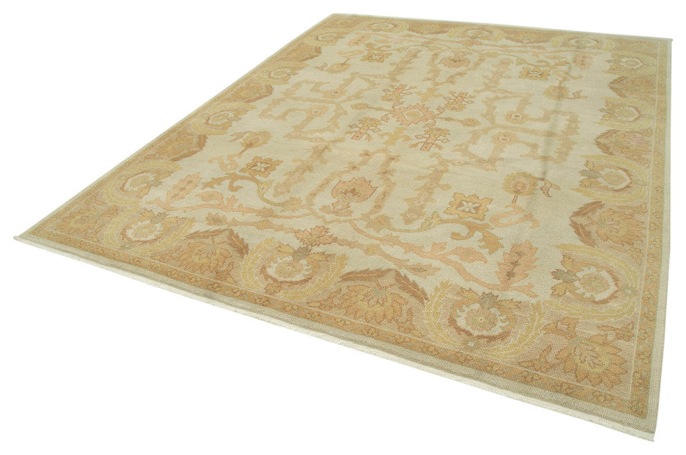 Rug N Carpet - Hand-Knotted Oriental 8' 0" x 10' 0" Unique Oushak Area Rug