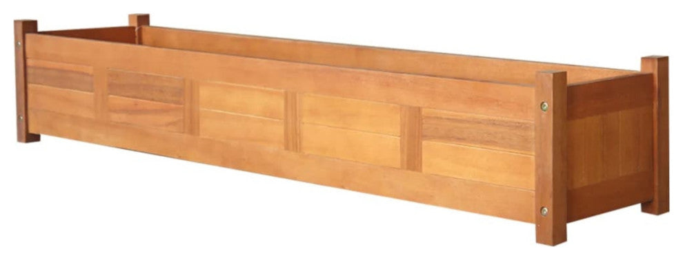 vidaXL Garden Raised Bed Acacia Wood 59"x11.8"x9.8"