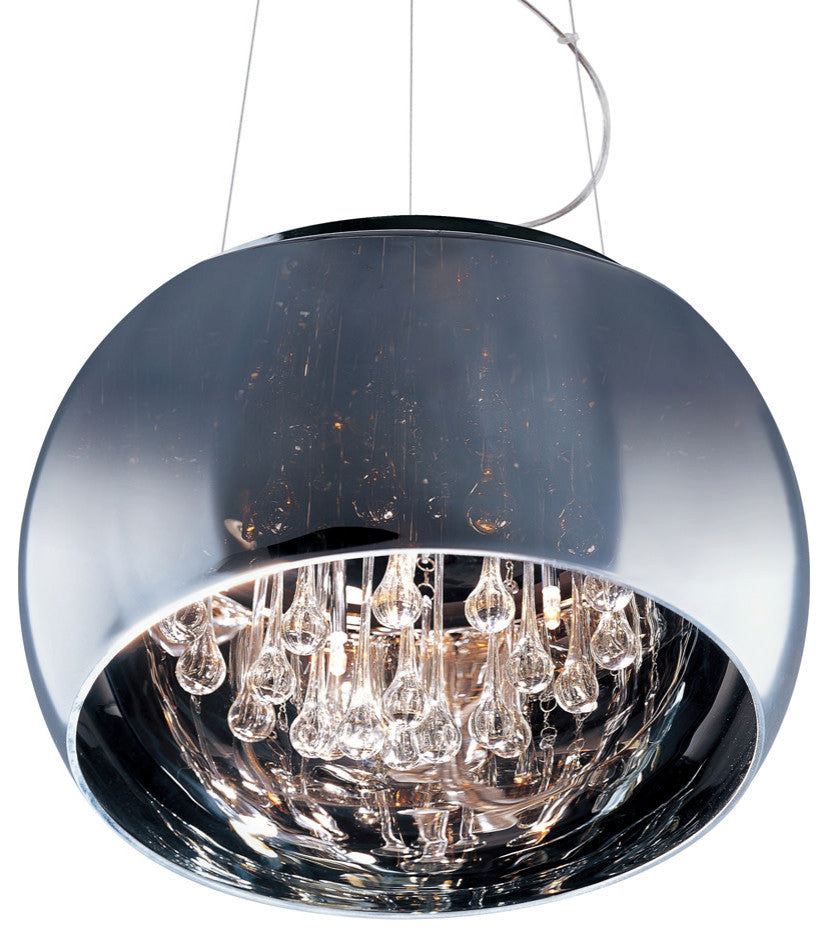 ET2 E21206 Sense 19" 6 Light Pendant - Polished Chrome