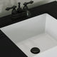 The Holsted Bathroom Vanity, White, 30", Single Sink, Freestanding
