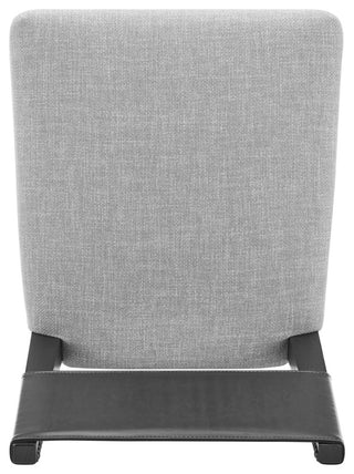 Kylo PU/Fabric Counter Stool, Borneo Black/Meridien Gray