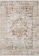 Loloi Bonney Ivory / Sunset 18" x 18" Swatch Area Rug