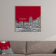 Deny Designs Bird Ave University of Denver Red Framed Wall Art