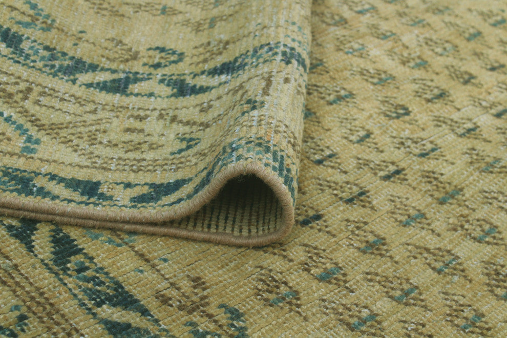 Semi-Antique Baha Beige/Gray Runner, 3'5x9'7