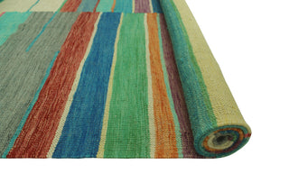 Winchester Kilim Rosa Beige/Blue Rug, 6'9x9'10