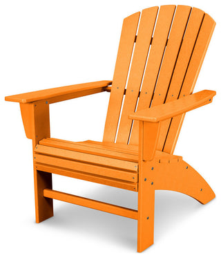 Nautical Curveback Adirondack Chair, Tangerine