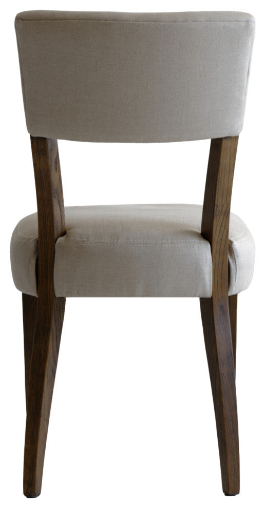 Off White Linen Dining Chair | Andrew Martin Diego