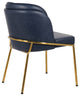 Jagger Upholstered Dining Chair, Navy, Set of 2