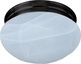 Maxim 5884 Essentials 7"W 1 Light Ceiling Light - Oil Rubbed Bronze / Marble