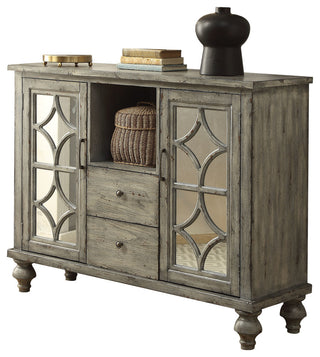 Willie Console Table, Weathered Gray