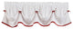 Saturday Knight Kate Window Valance, Berry, 58x13