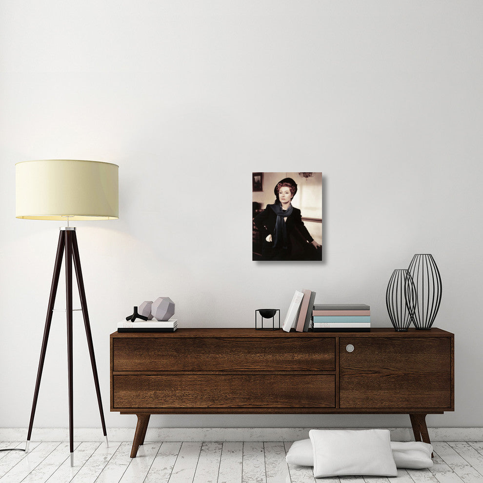 "Greer Garson - Blossoms in the Dust" Canvas Giclee, 17"x22"