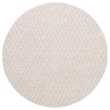 Safavieh Couture Natura Collection NAT623 Rug, Ivory, 6'x6' Round