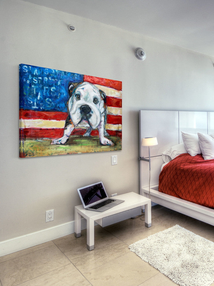 "No Bull" Painting Print on Canvas by Tori Campisi