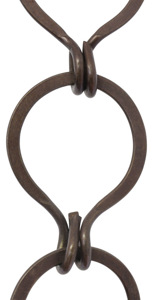 RCH Hardware Brass Round Chandelier Chain, 3', Bronze, U42